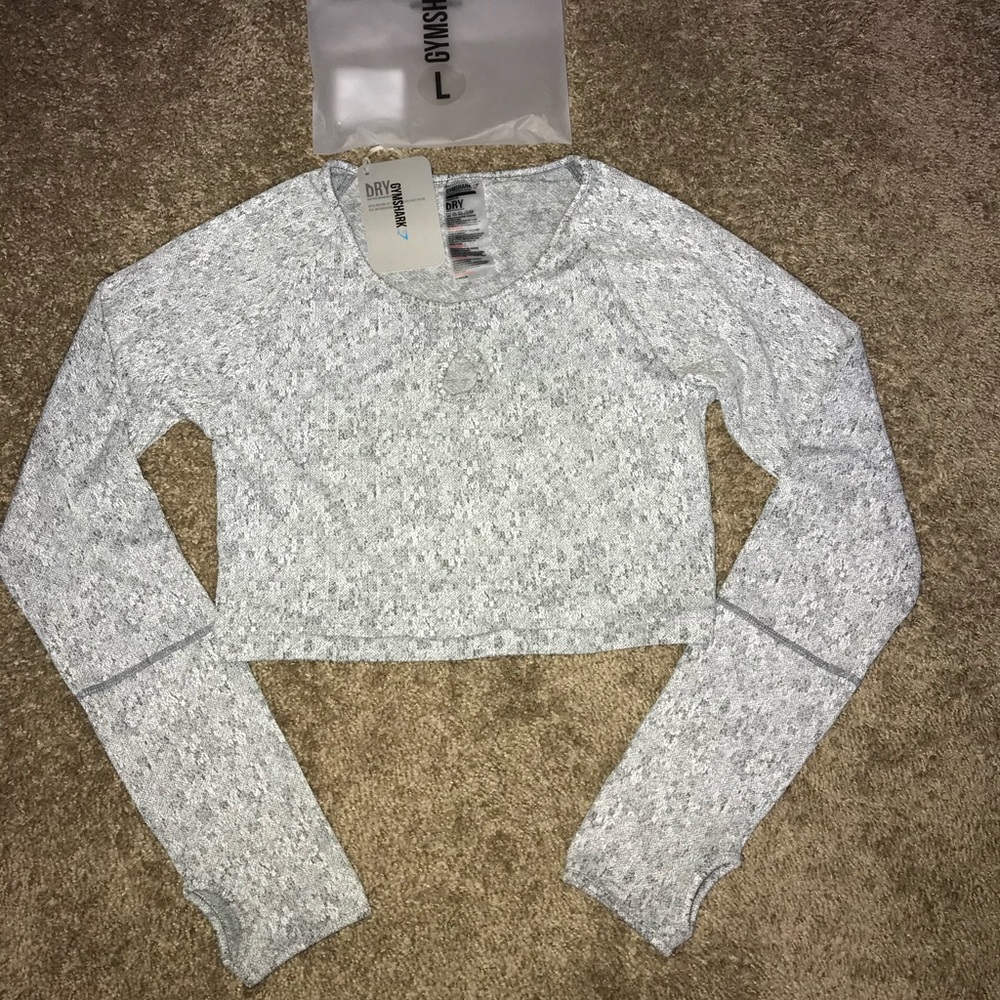Gymshark Long Sleeve Crop-Top Workout T
